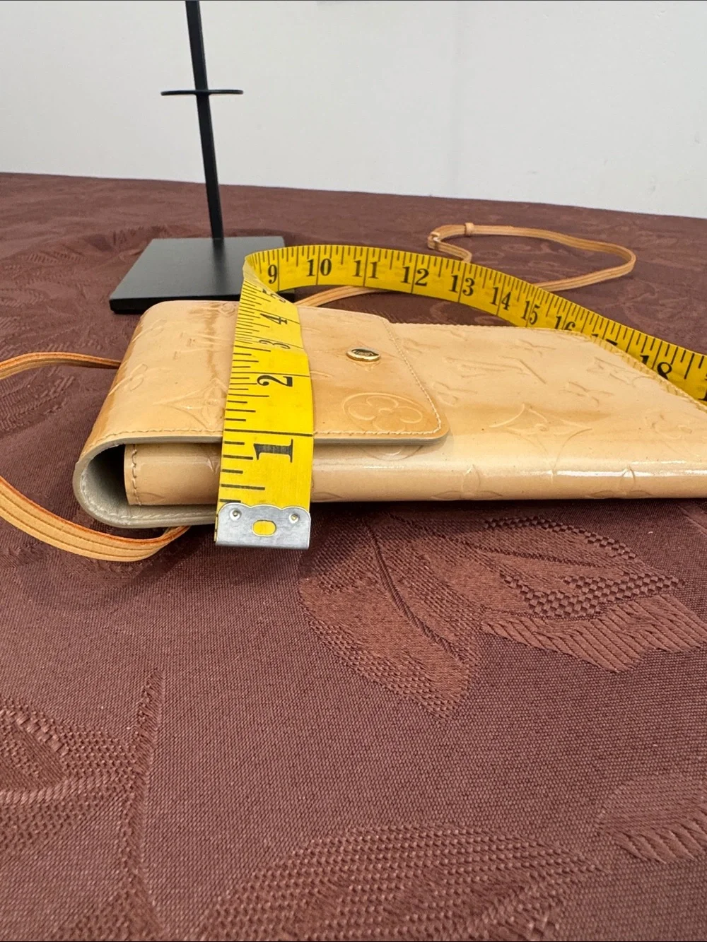 Louis Vuitton Tan Vernis Walker Pouchette